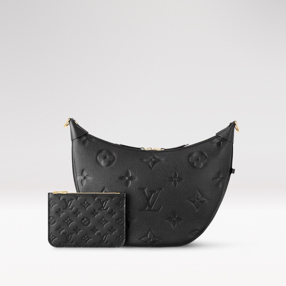 Louis Vuitton Loop Hobo Black Leather Crossbody Shoulder Bag - Picture 8 of 16